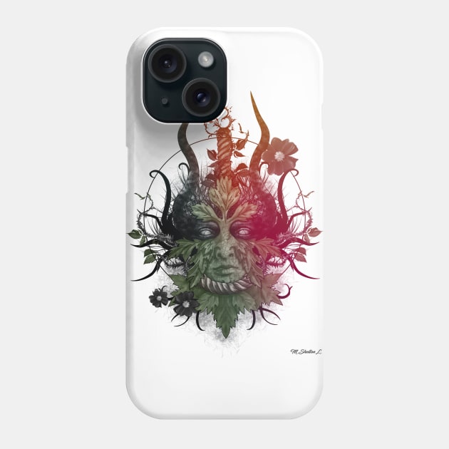 The Green Man Phone Case by KnavishApparel