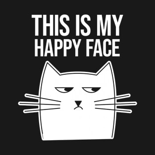 This is my happy face Cat T-Shirt