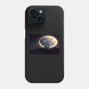 Unwind With The Moon And Relax Into Space Phone Case