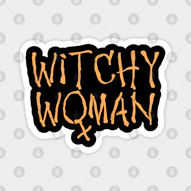 Wiccan Occult Witchcraft Witchy Woman Magnet by Tshirt Samurai