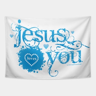 Jesus Loves You Tapestry