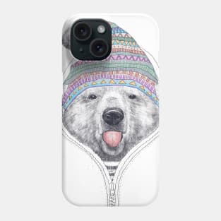 Winter bear Phone Case