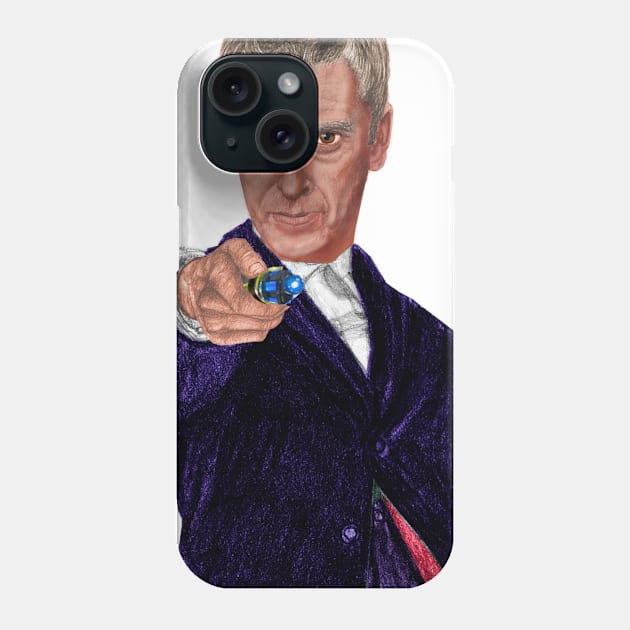 12th Doctor Phone Case by mjartscom