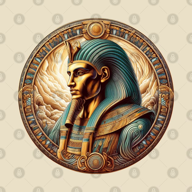 Pharaoh medallion by Carlos M.R. Alves