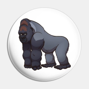 Silverback Gorilla Pin