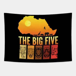 The big five African Tapestry