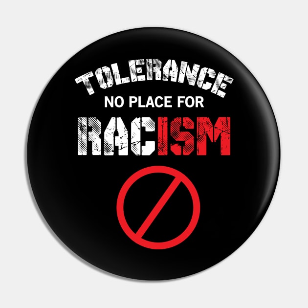 Say No To Racism Pin by CRE4TIX