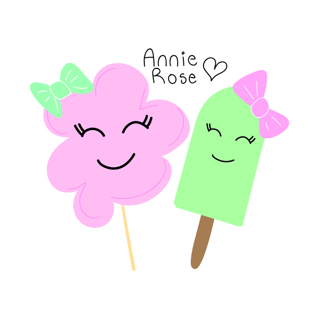 Cotton Candy and Popsicle by AnnieRose