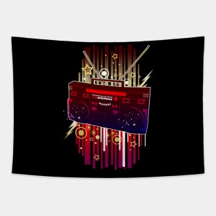 Boombox Blast Tapestry