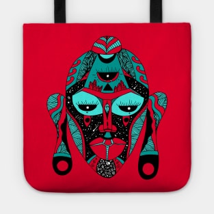 Turqred African Mask 7 Tote