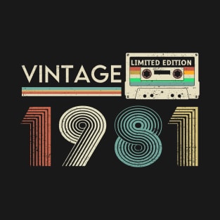 Vintage 1981 Limited Cassette T-Shirt