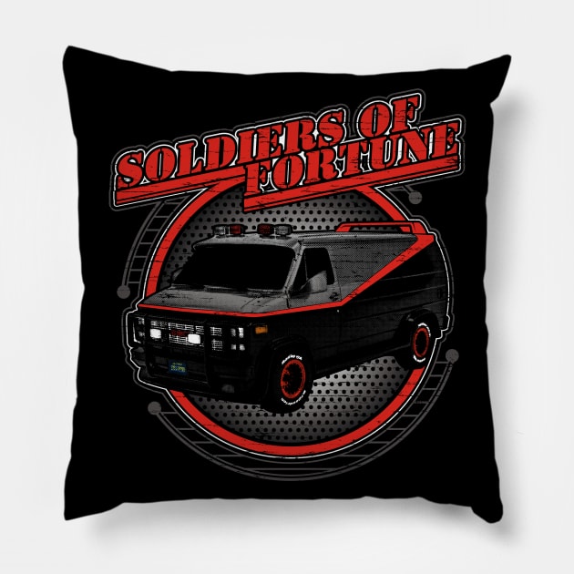 Soldiers Of Fortune Pillow by dustbrain