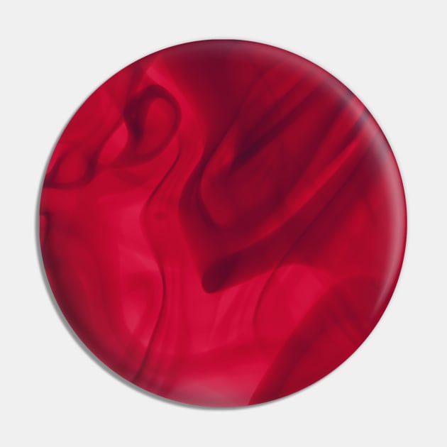 Deep Red Abstract Fluid Pin by Trippycollage