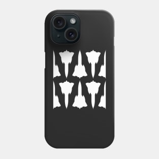 Lockheed SR-71 Blackbird - White Pattern Design Phone Case