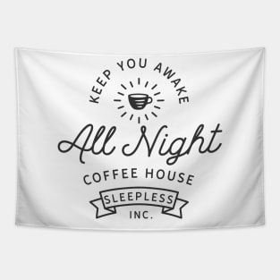 all night coffee house Tapestry