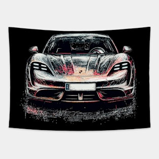 Porsche Taycan Tapestry