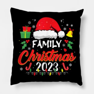 Family Christmas 2023 Making Memories Together Pillow