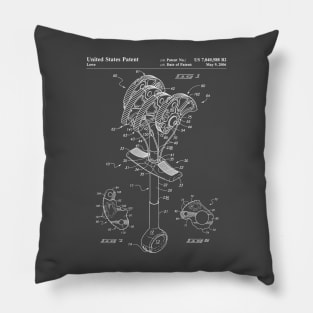 Climbing Anchor Patent - Rock Climber Art - Antique Pillow