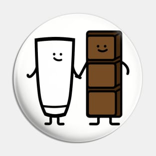 Milk and chocolate Pin