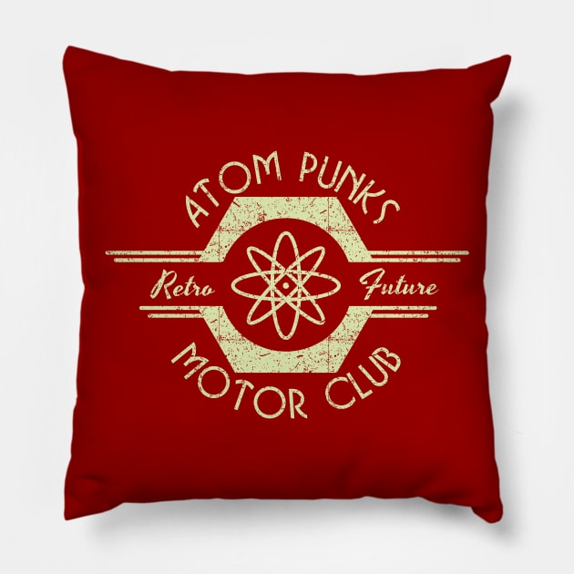 AtomPunks Motor Club Pillow by monkeyminion