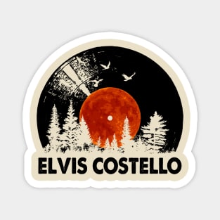 Elvis Name Record Music Forest Gift Magnet