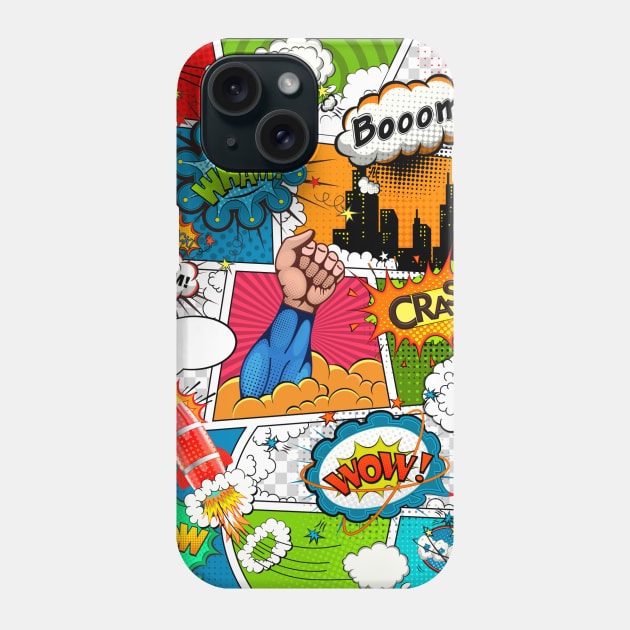 Comics Phone Case by marcusmattingly