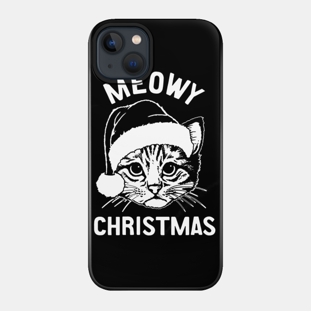 Cat Christmas - Ugly Christmas Sweater Style - Cat Christmas - Phone Case