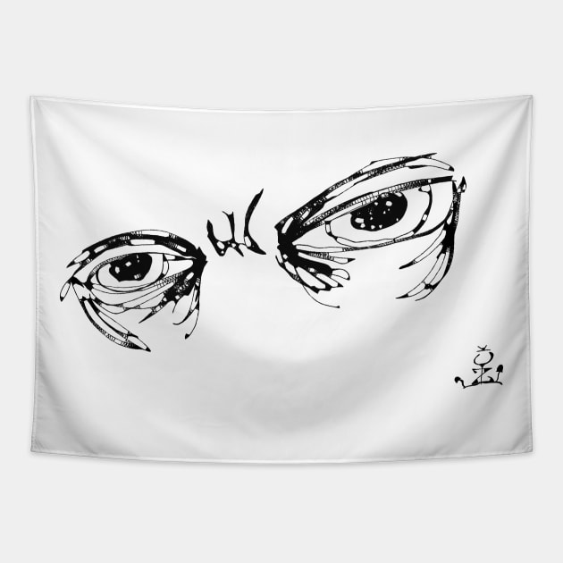 Eyes Tapestry by Antho