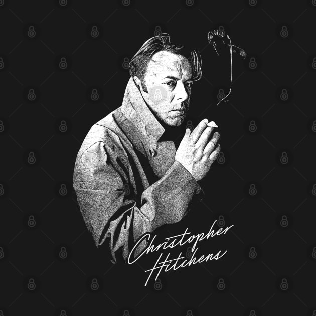 Christopher Hitchens // Retro Style Fan Design by DankFutura