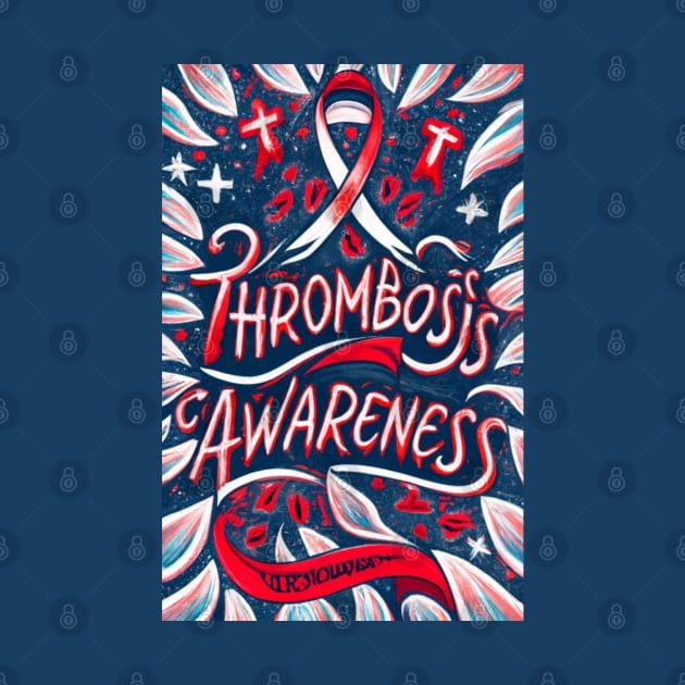 Thrombosis Awareness Ribbon of Hope by Seeds of Authority