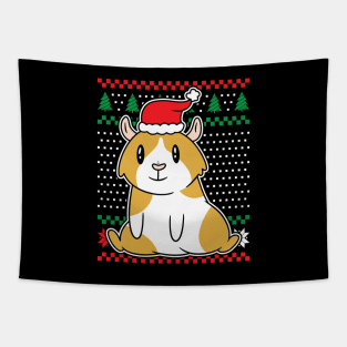 Ugly Christmas Sweaters Cute Guinea Pig Tapestry