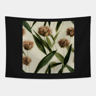 Vintage Florals Lollipop Flower Design Tapestry