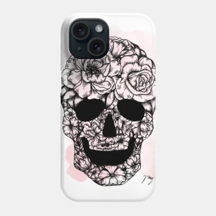 Floral Skull Phone Case