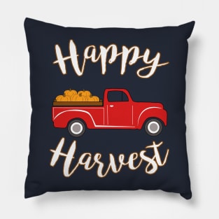 Happy Harvest Fall Country Pumpkin Pillow