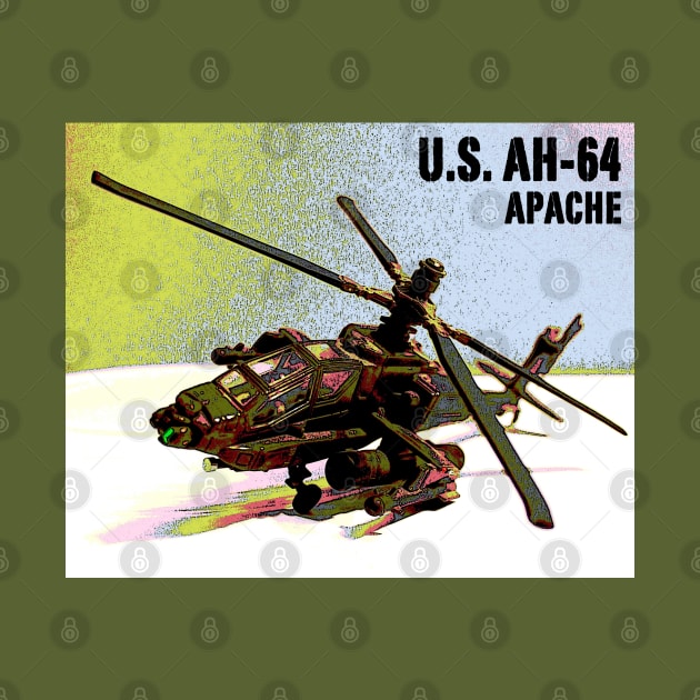 U.S. AH-64 Apache Helicopter by Busybob