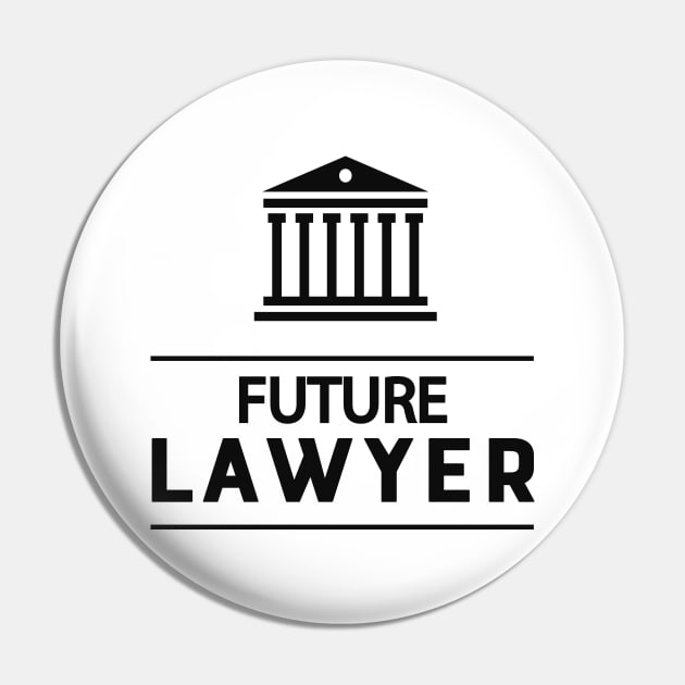 Law Student - Future Lawyer Pin by KC Happy Shop