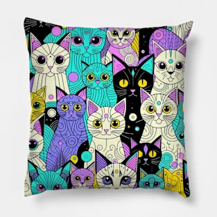 cat pattern Pillow