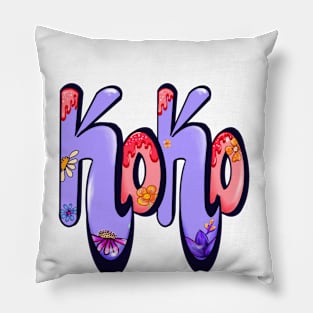 Koko 2 The top 10 best Personalized Custom Name gift ideas for Koko girls and women Pillow