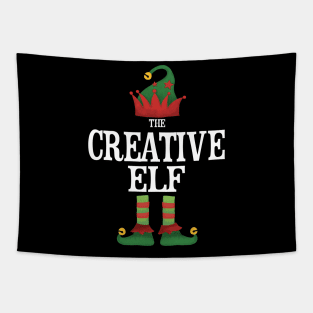 Creative Elf Matching Family Group Christmas Party Pajamas Tapestry