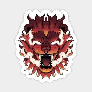 Fire Demon lion Magnet