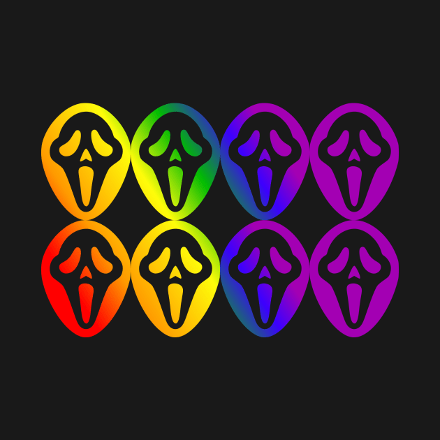 Ghost Face - Rainbow by Tipsy Pod