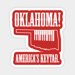 Oklahoma! America's Keytar. Magnet