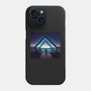 Chillin over the clouds Phone Case