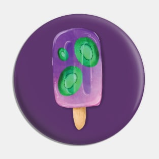 Popsicle Kiwi Pin