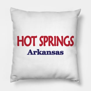 Hot Springs, Arkansas Pillow