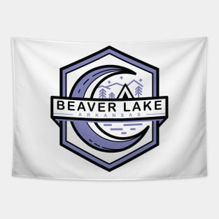 beaver lake moon shine hexa Tapestry