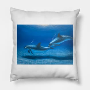 Serenity In Blue Pillow