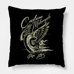 Custom Motorcycle 1993 Pillow