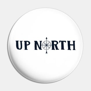 Up North Compass Pin