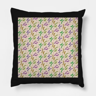 Hilarious Wiener Sausages and chunky Pop Corns pattern Pillow